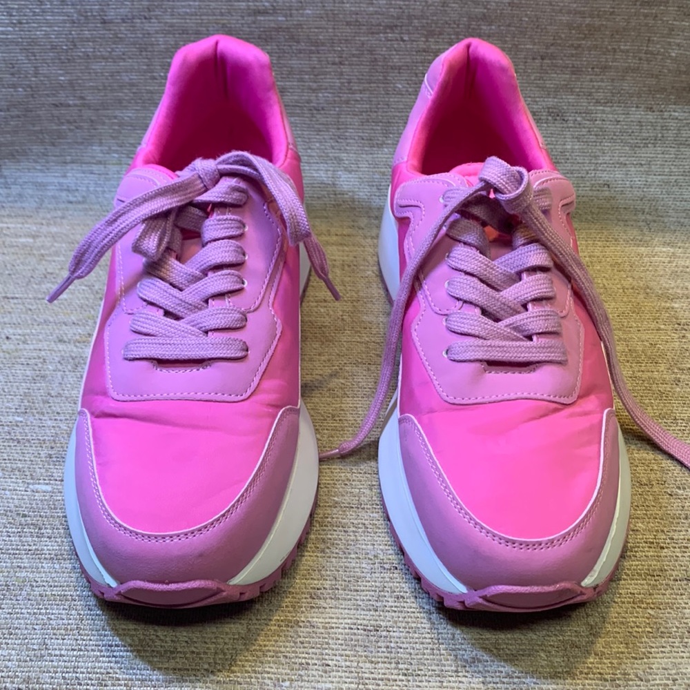 Vyntage Bright Pink Women’s Sneaker - by Aldo - Size 10